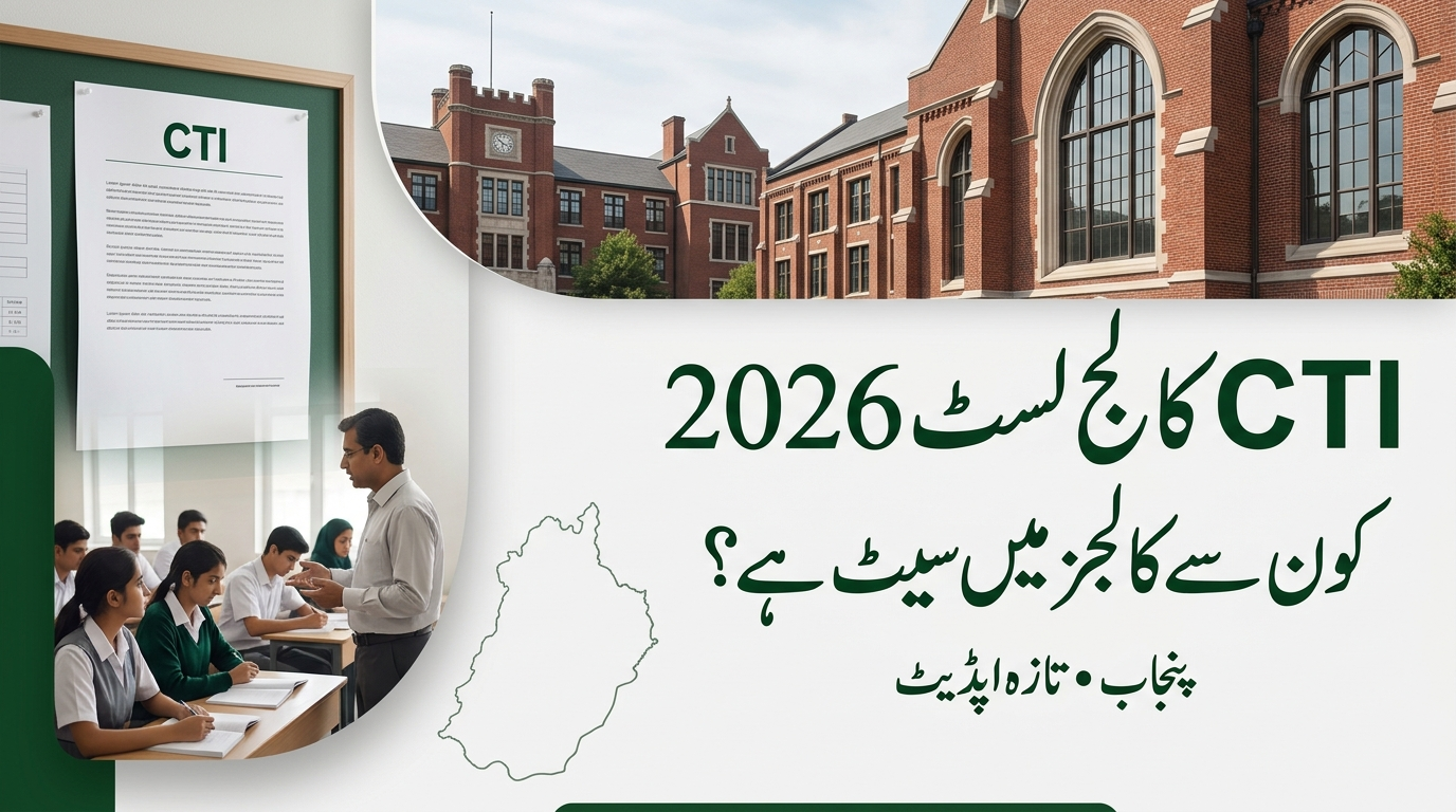 CTI College List 2026 Punjab Check Colleges, Vacancies & Latest HED Update