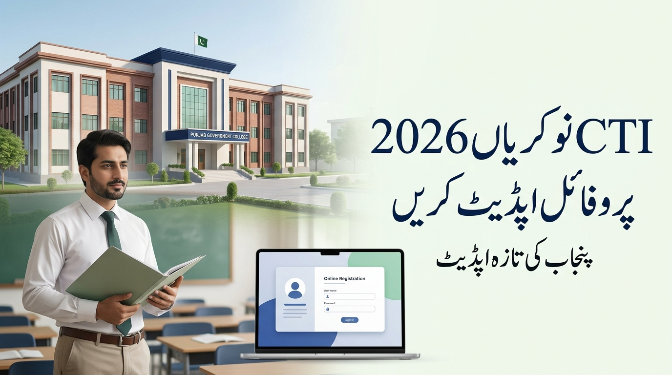 CTI Jobs 2026 Punjab Latest Update on Profile, Apply Online & Eligibility