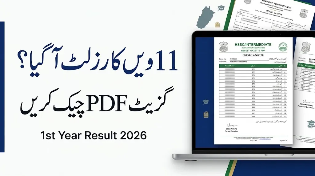 1st Year Result 2026 Gazette PDF Download
