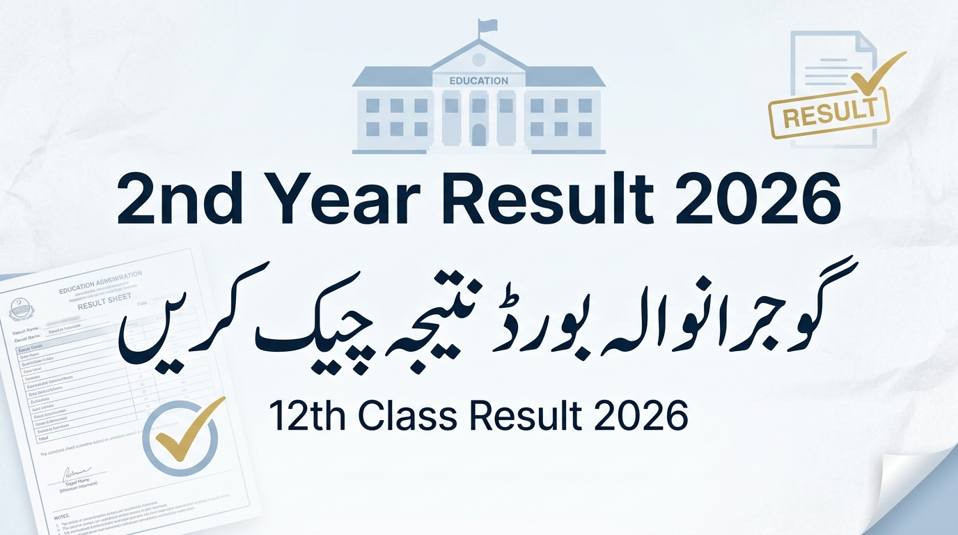 2nd Year Result 2026 Gujranwala Board – Check Online