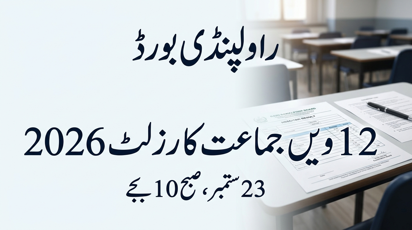 BISE Rawalpindi 12th Class Result 2026 – Check by Roll Number, SMS & Gazette