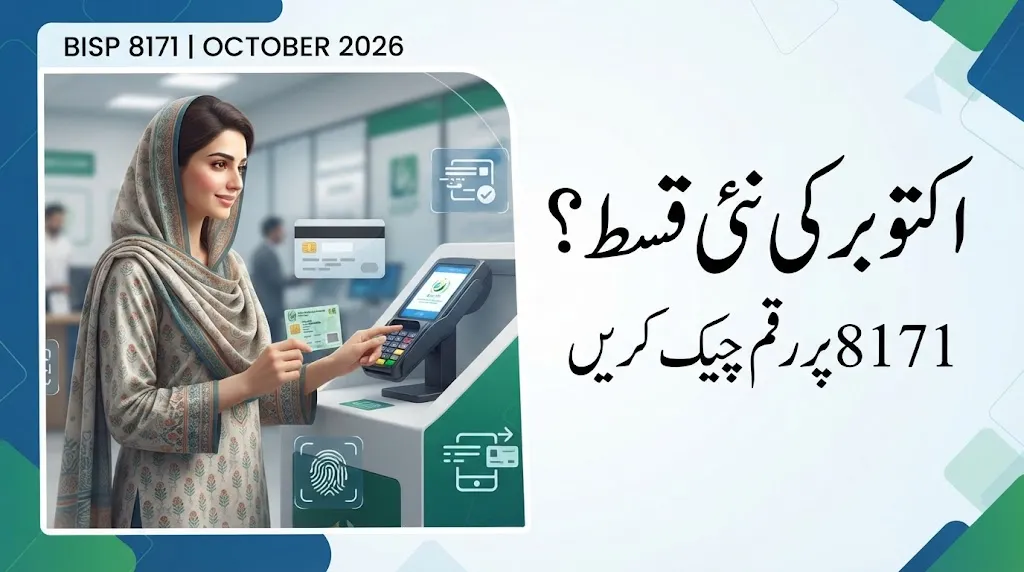 BISP 8171 October Payment 2026 Check Payment Status by CNIC